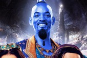 Sai quá sai với tạo hình chàng ngố Aladdin, phản diện Jafar thì đẹp trai như soái ca còn Will Smith không khác gì... Thần Hề