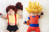 Chết cười với bộ ảnh cosplay các nhân vật nổi tiếng của em bé khi ngủ