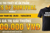 Tham gia thiết kế áo thun Rules of Survival để nhận thưởng 10 triệu đồng