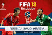 Nhận định trận khai mạc World Cup 2018 giữa Nga và Saudi Arabia qua FIFA ONLINE 4