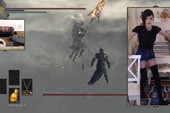 "Phục sát đất" nữ game thủ hạ gục boss Dark Souls 3 bằng chân