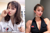 "Hot girl" bác sĩ có body cường tráng như võ sĩ, trái ngược với khuôn mặt xinh như búp bê
