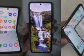 Lộ diện hình ảnh thực tế của smartphone màn hình gập giá rẻ Samsung, không phải là Galaxy Fold 2?