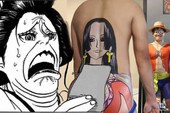 One Piece: Cộng đồng mạng "khóc thét" khi thấy Lowcost Cosplay thành Luffy và Boa Hancook 2 trong 1
