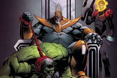 Old King Thanos: Vị vua hùng mạnh thống trị vũ trụ đã tiêu diệt hết các siêu anh hùng và nuôi "Hulk" làm thú cưng