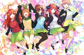 Gotoubun no Hanayome: Bộ manga khiến chàng trai nào cũng ước rằng mình có một harem