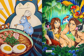 Ngắm loạt tranh đáng yêu của các loài Pokemon khi gia nhập đại gia đình Disney