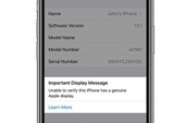 iPhone 11 sẽ cảnh báo người dùng khi máy bị thay màn hình "lô"