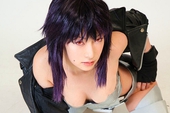 Nữ coser thiếu vải trong cosplay Ghost in the Shell