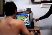 Gamer biến bạn thành bao cát vì bị tắt máy tính