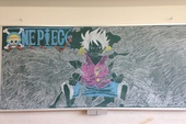 Nghệ thuật bảng phấn của học sinh Nhật Bản
