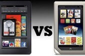 Cuộc "đọ sức" giữa Transformer Prime, iPad 2, Kindle Fire và Nook