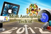 Top sản phẩm công nghệ được săn đón trong năm 2012