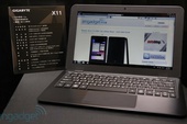 Gigabyte công bố ultrabook nhẹ nhất thế giới: 975 gram, dùng sợi carbon