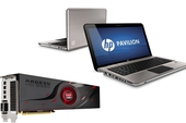 HP ra mắt 2 laptop "khủng", quái vật Radeon HD 6990 dài hơn cả giấy A4