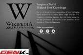 Wikipedia và các trang web lớn bắt đầu ngừng hoạt động