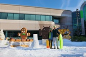 Google tự tạo tuyết trắng xóa tại trụ sở ngay trước giáng sinh