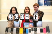 Samsung lập kỷ lục hơn 300 triệu di động bán ra năm 2011