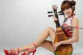 Chùm ảnh tuyệt đẹp của chân dài Hàn Quốc trong trang phục Trung Quốc