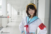 Bộ ảnh cosplay rất cute về lớp học của Haruhi