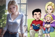 Lý giải bí ẩn Dragon Ball, tại sao Android 18 vẫn có thể sinh con, dù là robot?