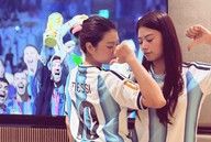 Argentina chiến thắng mãn nhãn, fan girl Hà Linh tung ảnh ăn mừng khiến anh em thích thú