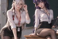 Cộng đồng mạng chia sẻ trend dùng AI biến các hot girl game và anime thành “cô giáo”, loạt tác phẩm đẹp mắt khiến người xem bất ngờ