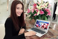 Người đẹp Diễm My 9x bị cuốn hút bởi Ngạo Thiên