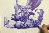 Choáng ngợp fanart World of Warcraft vẽ bút bi đẹp đến từng chi tiết