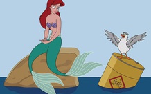 Chùm ảnh đáng báo động nếu hoạt hình Disney xảy ra ở thời hiện đại: Chẳng có cái kết đẹp nào xảy ra, Ariel còn biến dạng vì loài người!