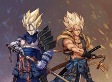 Dragon Ball: Goku và đồng bọn "ngầu như trái bầu" khi xuất hiện trong trang phục Samurai Nhật Bản