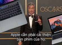 Bàn phím MacBook quá tệ, Apple bị sao Oscar chỉ trích ngay tại sự kiện