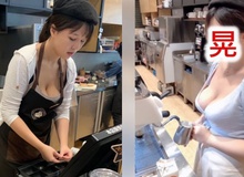 Xuất hiện clip cô nàng nhân viên gợi cảm, chỉ đứng pha sữa thôi cũng khiến cư dân mạng like share nhiệt tình