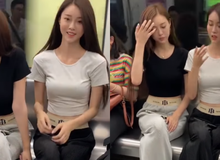 Cộng đồng mạng phát sốt với cặp sinh đôi hot girl trên tàu điện ngầm, Thúy Vân Thúy Kiều phiên bản 2020 là đây