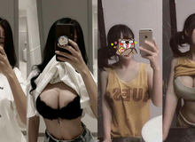 Chụp ảnh ẩn vòng một - trào lưu mới của các hot girl mạng đang thịnh hành ở thời điểm hiện tại