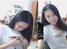 Đang bình thường tự dưng lấy dao ra cắt áo ngay trên sóng, nữ streamer khiến cộng đồng mạng sốc nặng