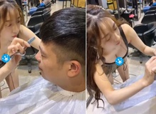 Cộng đồng mạng ngỡ ngàng trước hot girl cắt tóc cực phẩm: "Thế này thì chắc một tuần đi cắt một lần mất"