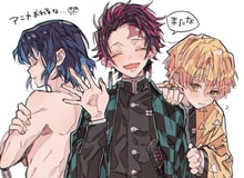 Ngắm bộ 3 tấu hài Zen-Tan-Ino trong Kimetsu no Yaiba đẹp lụi tim qua bộ ảnh fan art