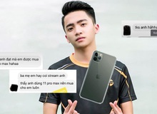 Bố mẹ mê game, ghiền xem stream của Đạt Kòii, con trai "vô tình" được tậu hẳn iPhone 11 Pro Max xịn sò