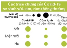 [Infographic] Làm thế nào để biết bạn đã mắc Covid-19 hay chỉ bị cảm cúm thông thường?
