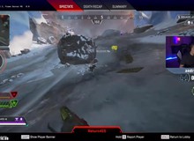 Đấu hack đỉnh cao trong Apex Legends, hai team tốc biến, đạn đuổi bắn như phim chưởng.