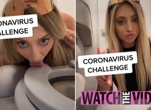 Đăng video liếm nhà vệ sinh vì "thử thách Corona" trên Tik Tok kiếm 2 triệu view, cô gái bị cư dân mạng chỉ trích "lớn rồi còn nghịch dại"