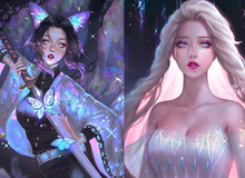 Công chúa Disney và dàn nhân vật anime đẹp lung linh qua loạt fan art đậm chất huyền huyễn