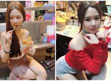Bị chụp lén cảnh bán gà rán trong chợ, cô nàng được cộng đồng mạng phong hot girl chỉ sau một bài post