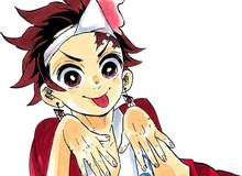 Kimetsu no Yaiba: Ngay cả trong những phân cảnh cảm động, tác giả Gotouge Cá Sấu vẫn đam mê tấu hài với fan