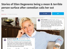 Twitter chao đảo với những câu chuyện vạch trần bà hoàng Talkshow Ellen DeGeneres