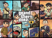 Xem lại loạt tranh "kinh điển" Grand Theft Dora, khi hội Doraemon gia nhập thế giới băng đảng GTA
