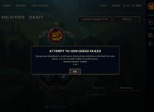 LMHT: Thoát game khi ban/pick sẽ bị phạt chẳng khác gì thua trận, game thủ nổi đóa: 'Nhỡ gặp bọn phá game thì sao?'