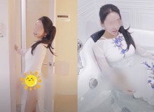 Nữ youtuber Hàn Quốc mặc áo dài với những hành động phản cảm đang nhận mưa "gạch đá" từ cộng đồng mạng khắp thế giới