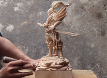 Chiêm ngưỡng tuyệt tác của nghệ nhân điêu khắc Việt Nam đam mê LMHT - Yasuo Gỗ đoàn là có thât!